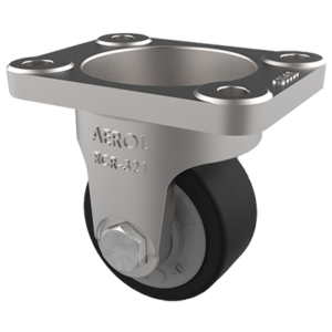 R3 Series Casters – 400 Lbs Max Capacity –3.63 x 4.63 Top Plate