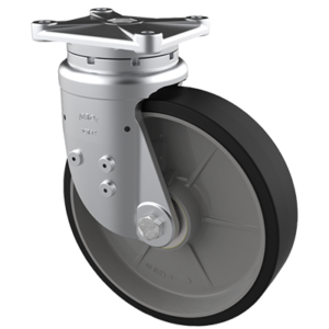 S12 Series Casters – 2,400 Lbs Max Capacity – 5.88 x 6.75 Top Plate