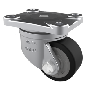 S3 Series Casters – 400 Lbs Max Capacity – 6.63 x 4.63 Top Plate