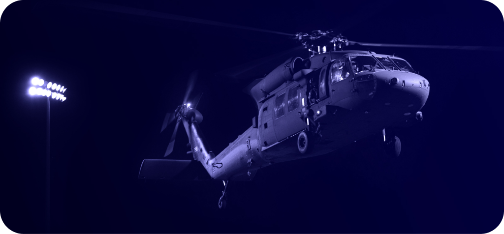 Helicopter in operation by Aerol