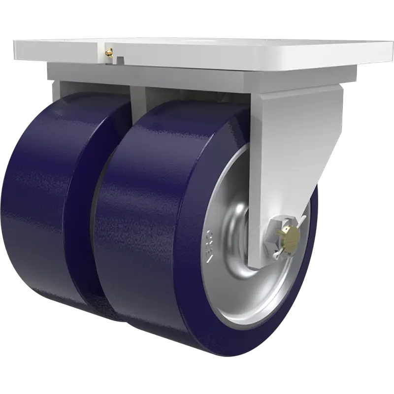 Dual Wheel Steel Fabricated Casters