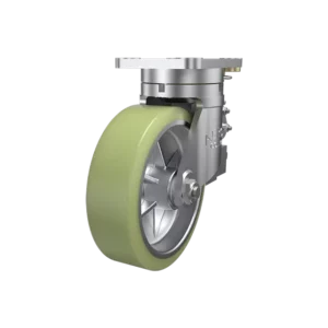 Deadman brake caster