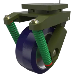 Heavy Duty Steel Fabricated Shock Absorbing Casters