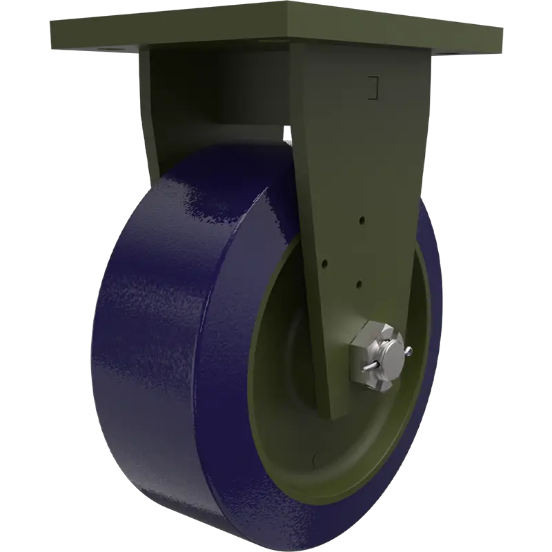 Single Wheel Steel Fabricated CastersHeavy Duty