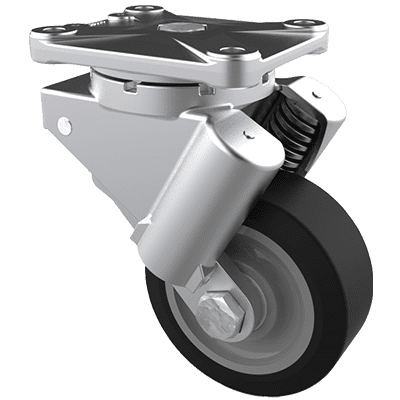 Spring Loaded Casters Handle Stress Without Duress